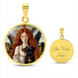 Affenpinscher and Angel Necklace, Renaissance Monkey Dog Pendant with Engraving Option, Custom Dog Jewelry