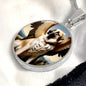 Anatolian Shepherd Dog Pendant, Your Dog Angel Necklace, Personalized with Engrave Option, Renaissance Dog gifts, Dog Memorial Jewelry