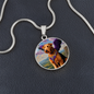 Airedale Terrier Angel Purple
