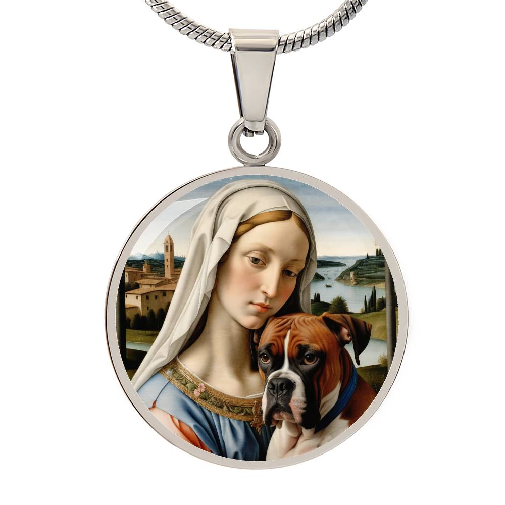 Boxer and Virgin Mary