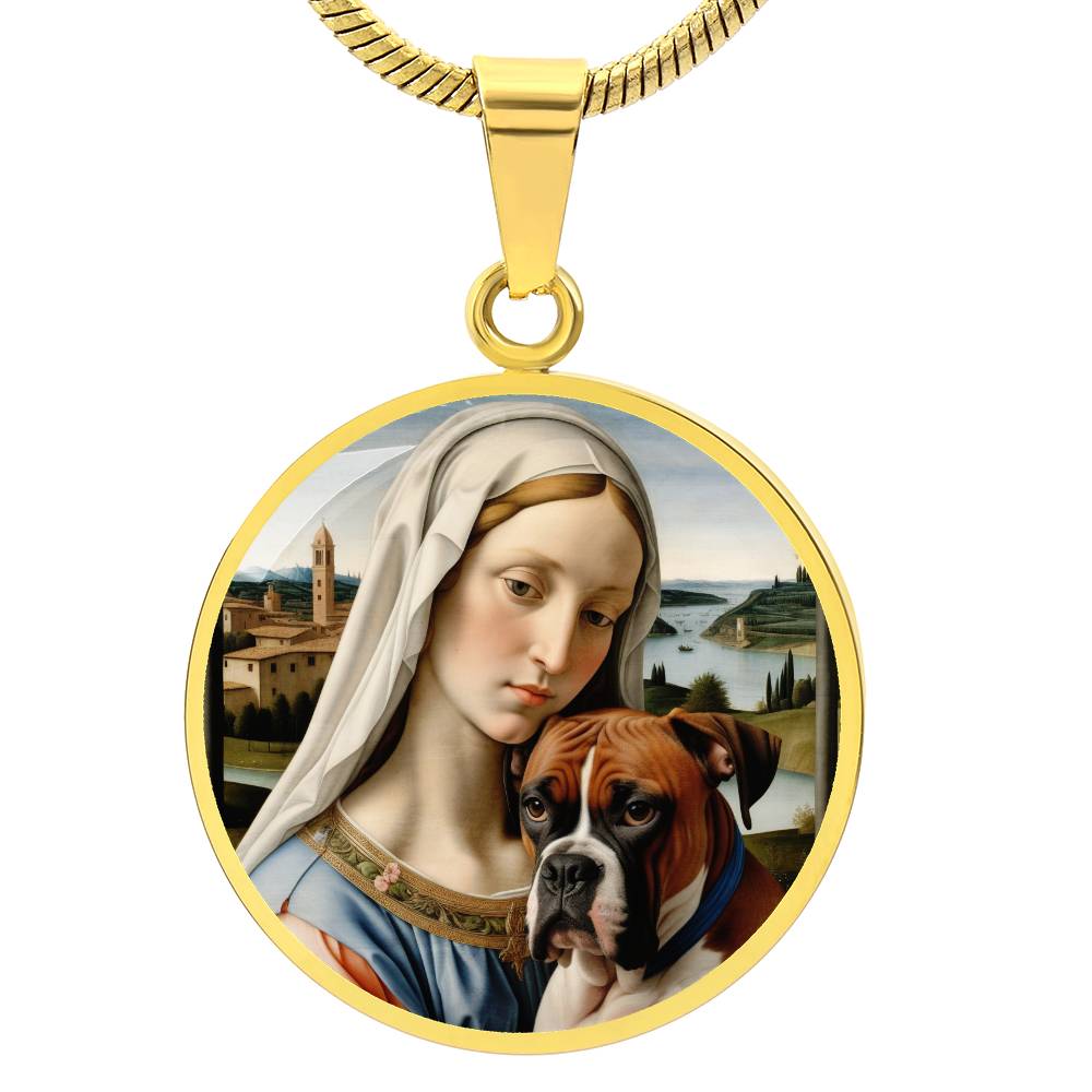 Boxer and Virgin Mary