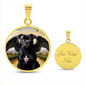 Staffordshire Bull Terrier Angel Black