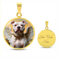 Staffordshire Bull Terrier Angel White