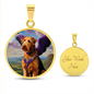Airedale Terrier Angel Purple
