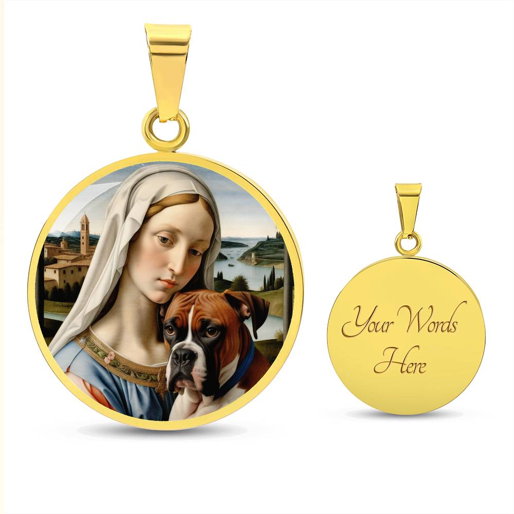 Boxer and Virgin Mary