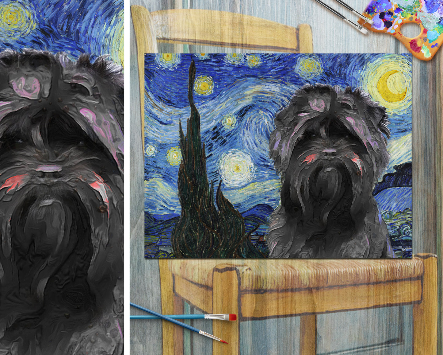 Affenpinscher Starry Night par Nobility Dogs