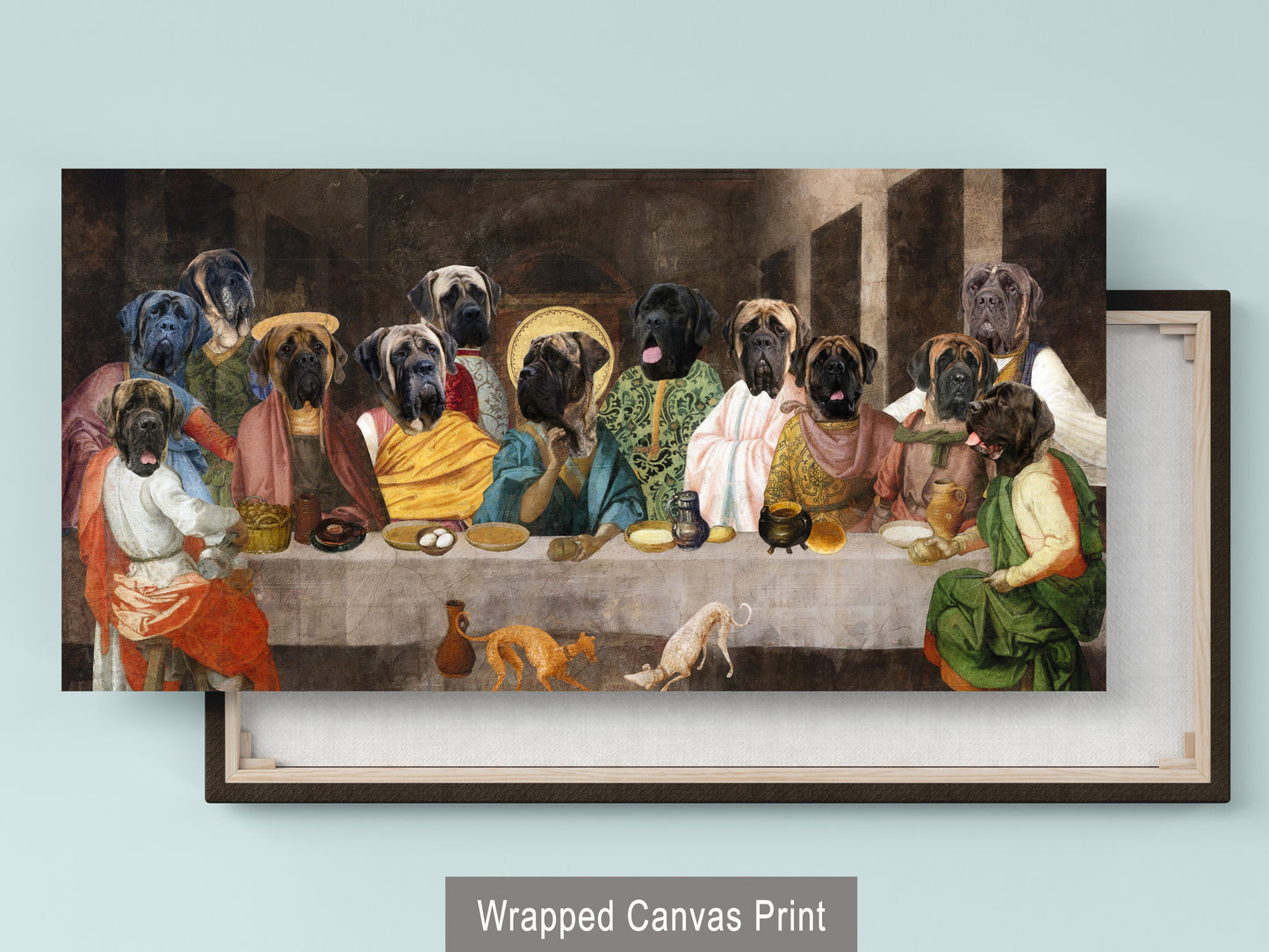 English Mastiff Last Supper Renaissance Leonardo Da Vinci