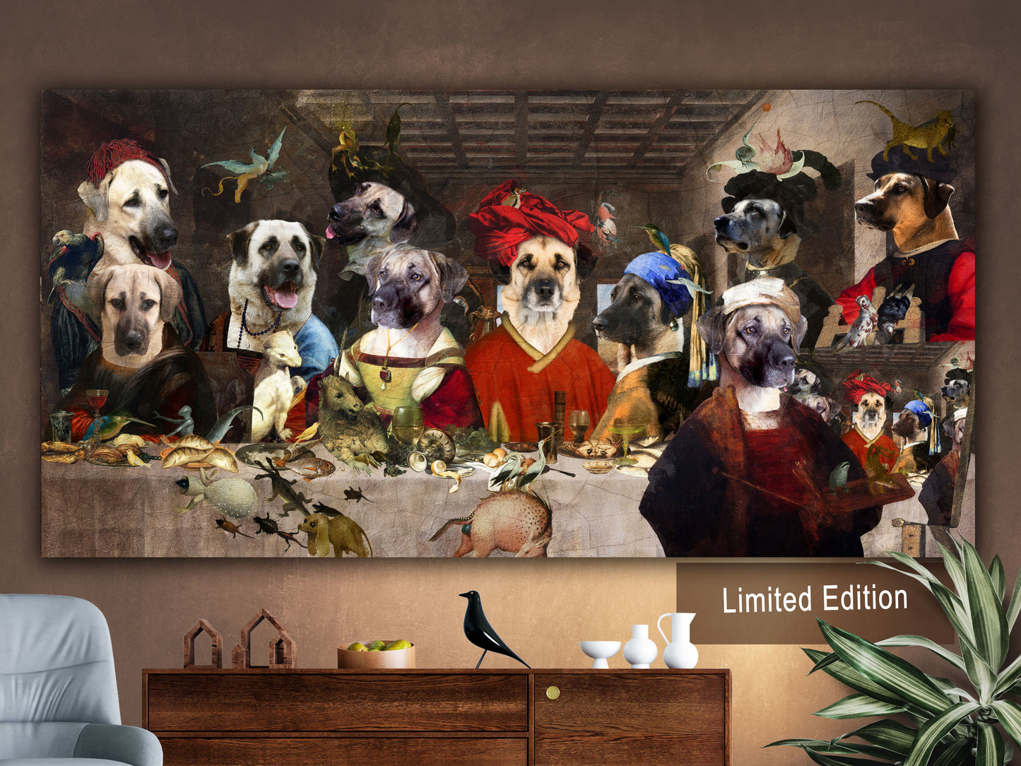 Anatolian Shepherd Dog Last Supper Renaissance Art