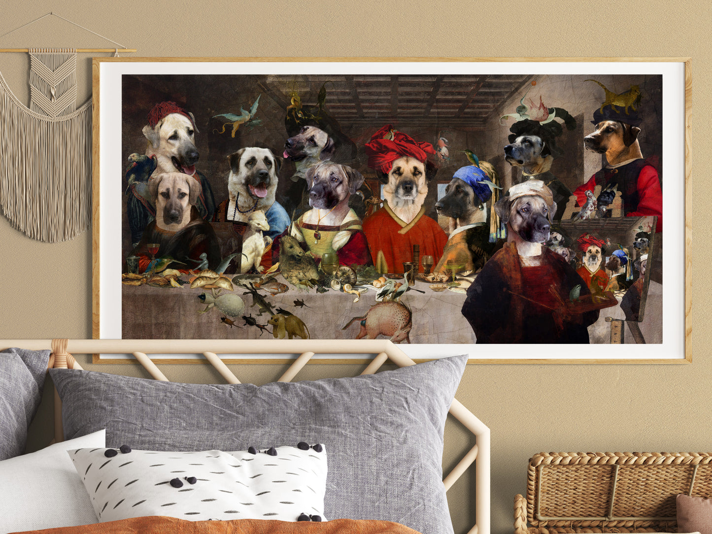 Anatolian Shepherd Dog Last Supper Renaissance Art