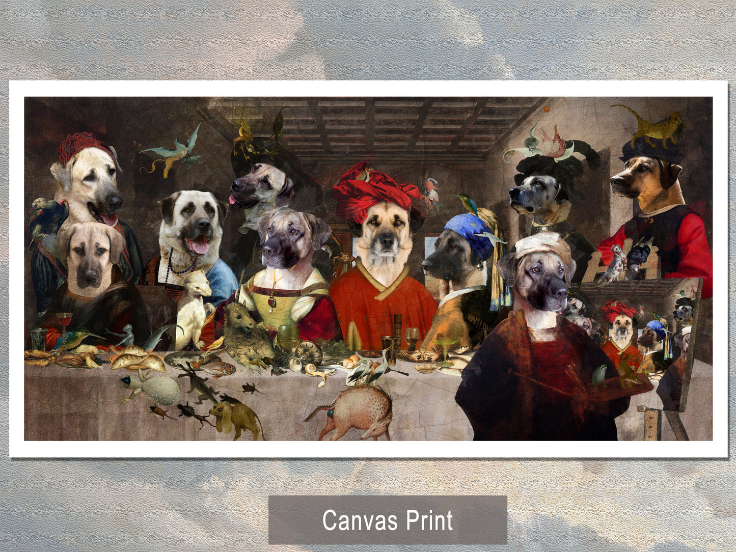 Anatolian Shepherd Dog Last Supper Renaissance Art