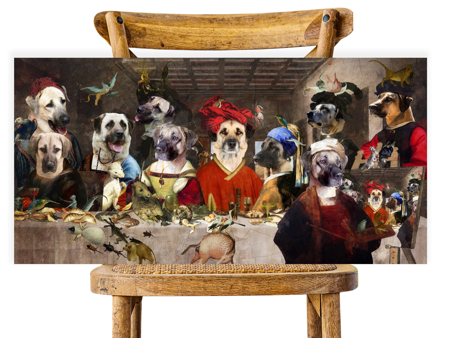 Anatolian Shepherd Dog Last Supper Renaissance Art
