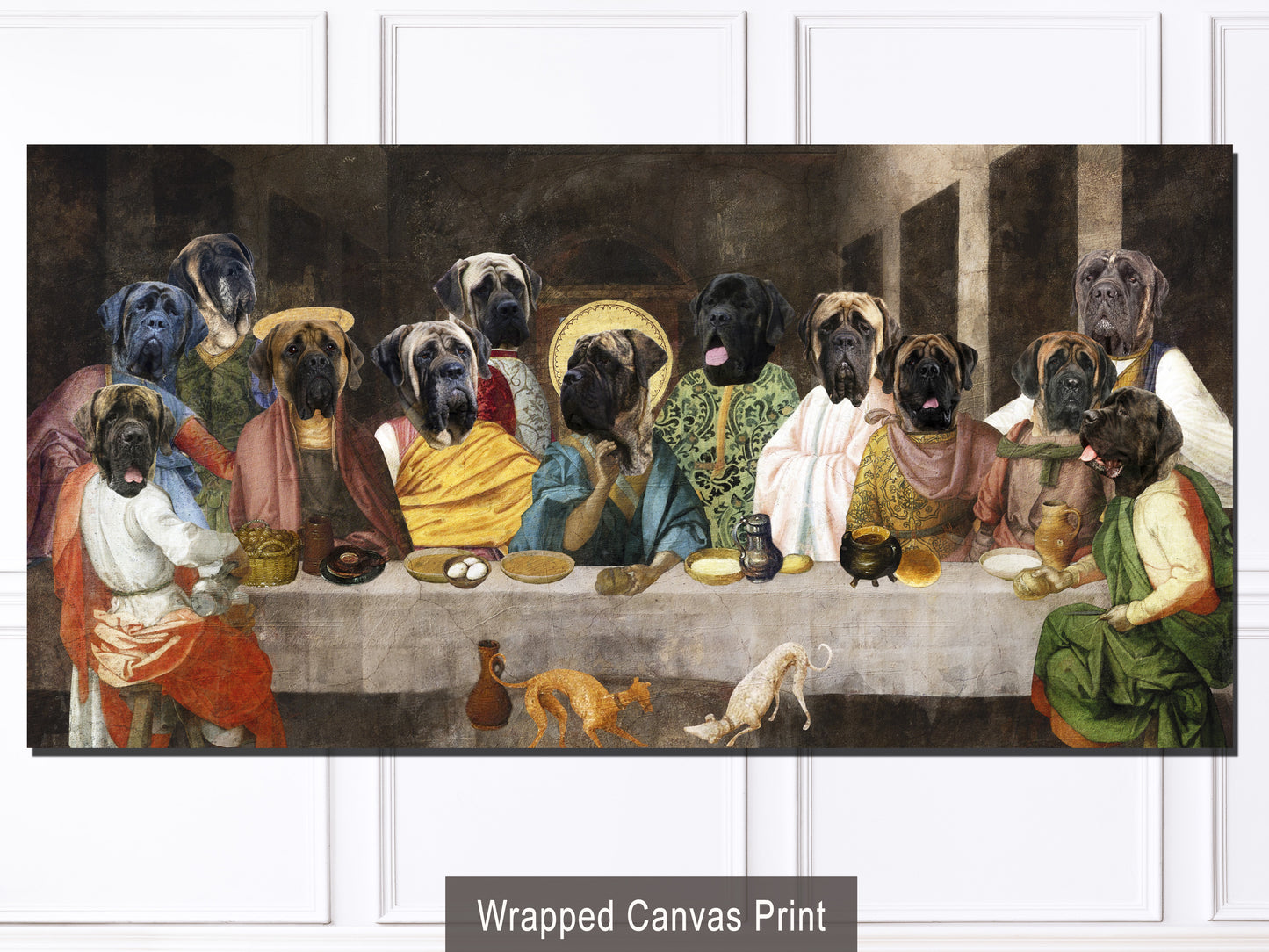 English Mastiff Last Supper Renaissance Leonardo Da Vinci
