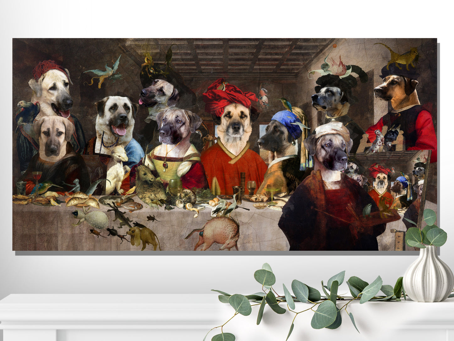 Anatolian Shepherd Dog Last Supper Renaissance Art