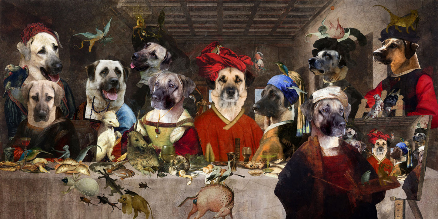Anatolian Shepherd Dog Last Supper Renaissance Art
