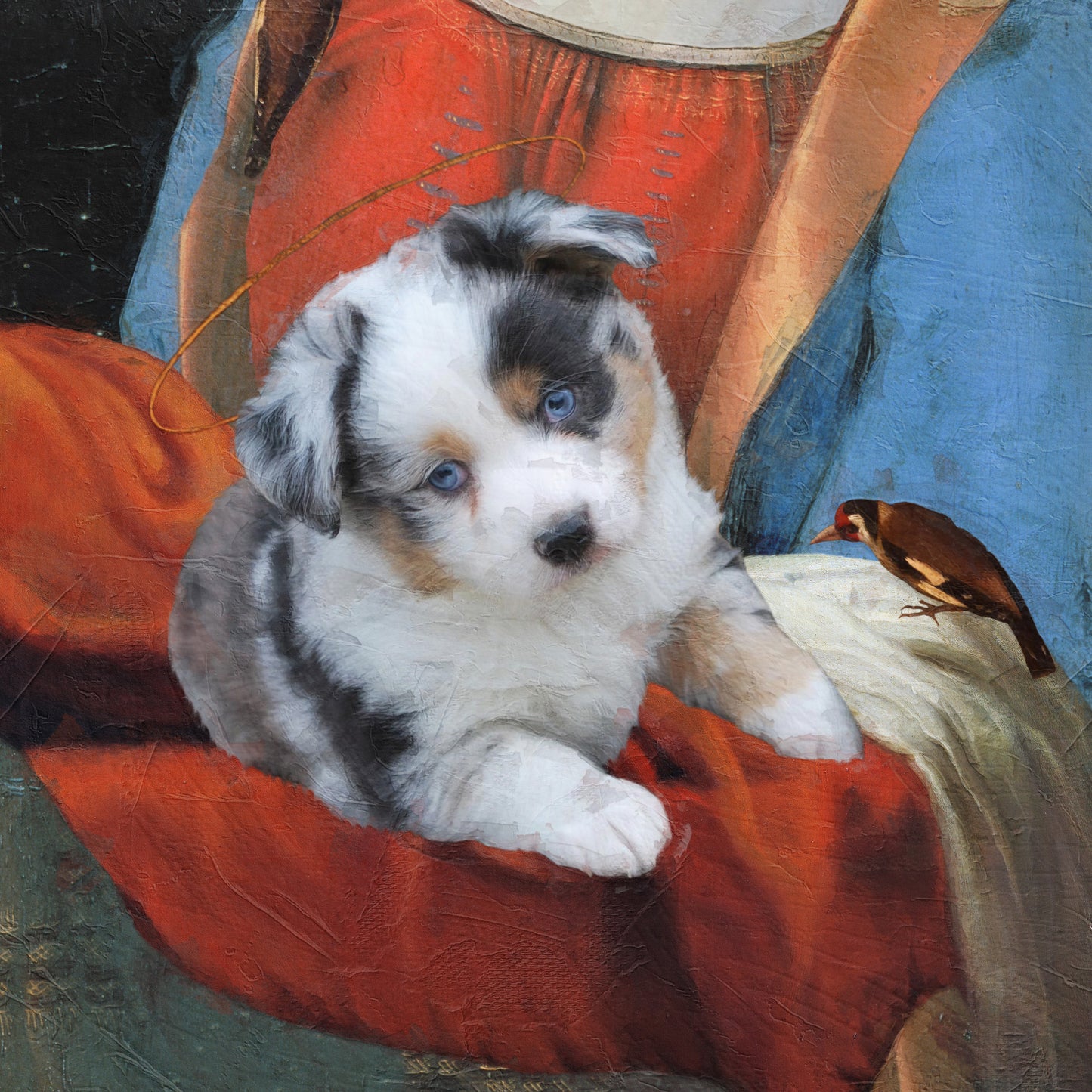 Madonna Litta Australian Shepherd and Puppy