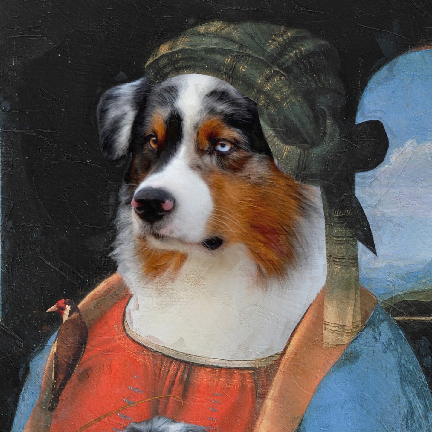 Madonna Litta Australian Shepherd and Puppy