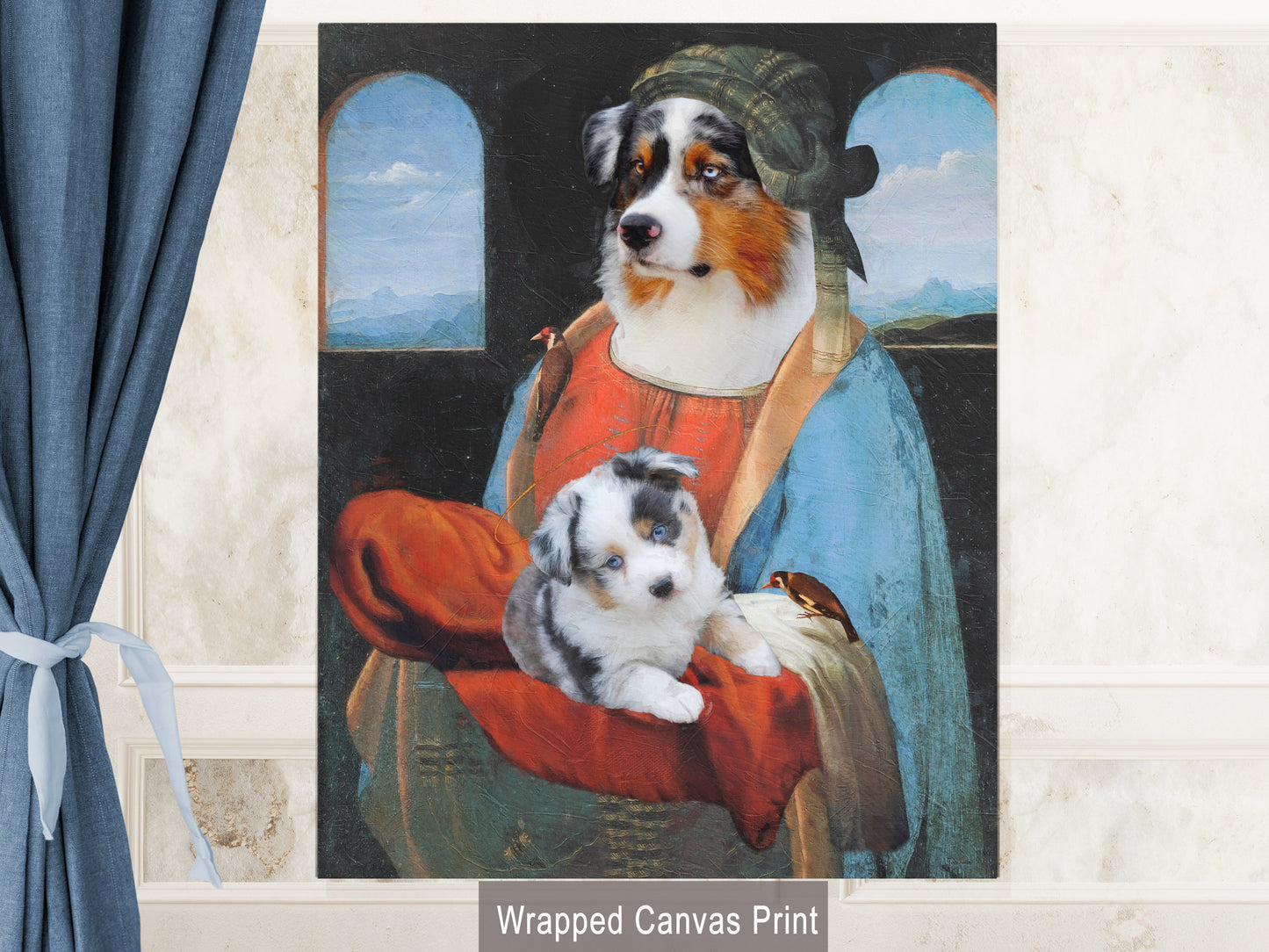 Madonna Litta Australian Shepherd and Puppy
