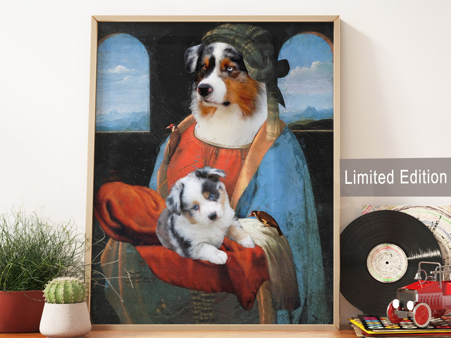 Madonna Litta Australian Shepherd and Puppy