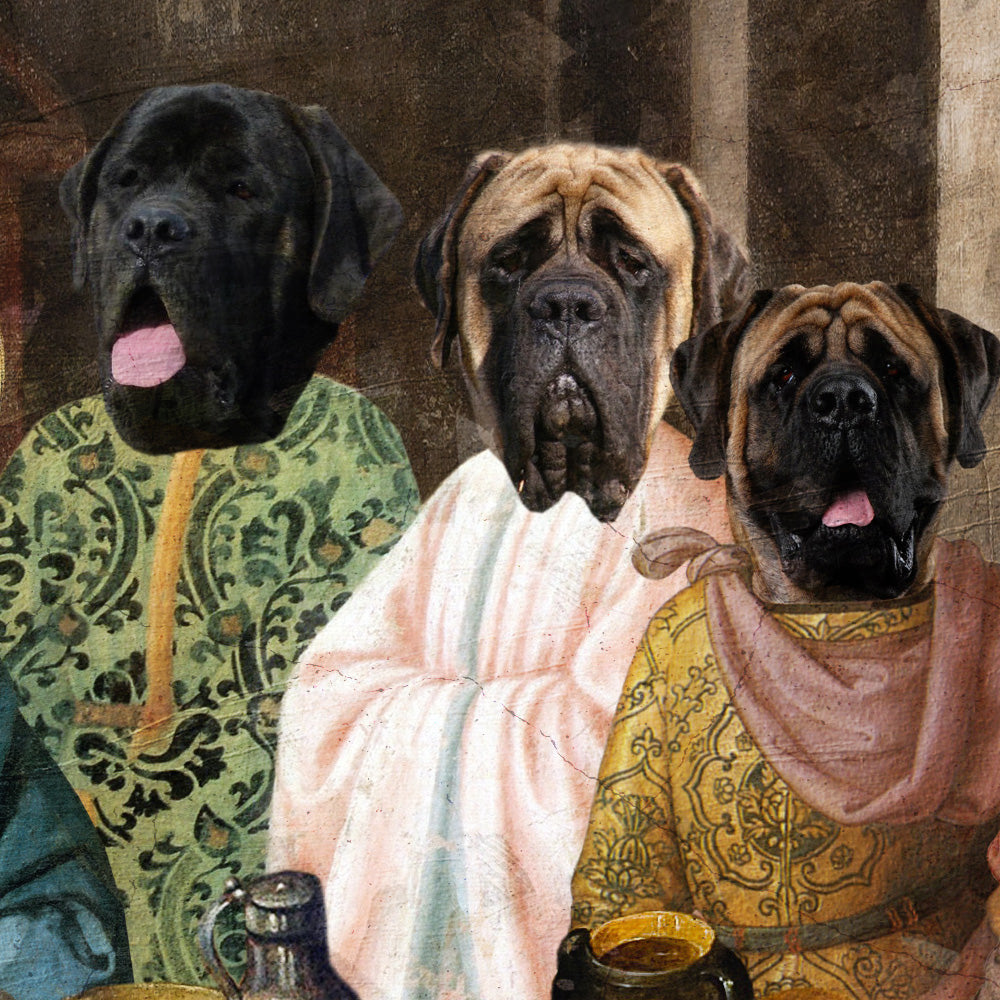 English Mastiff Last Supper Renaissance Leonardo Da Vinci