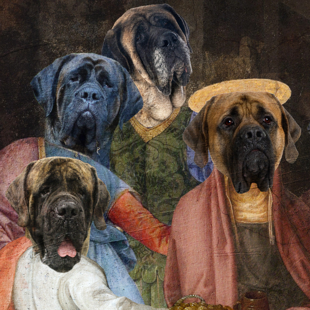 English Mastiff Last Supper Renaissance Leonardo Da Vinci