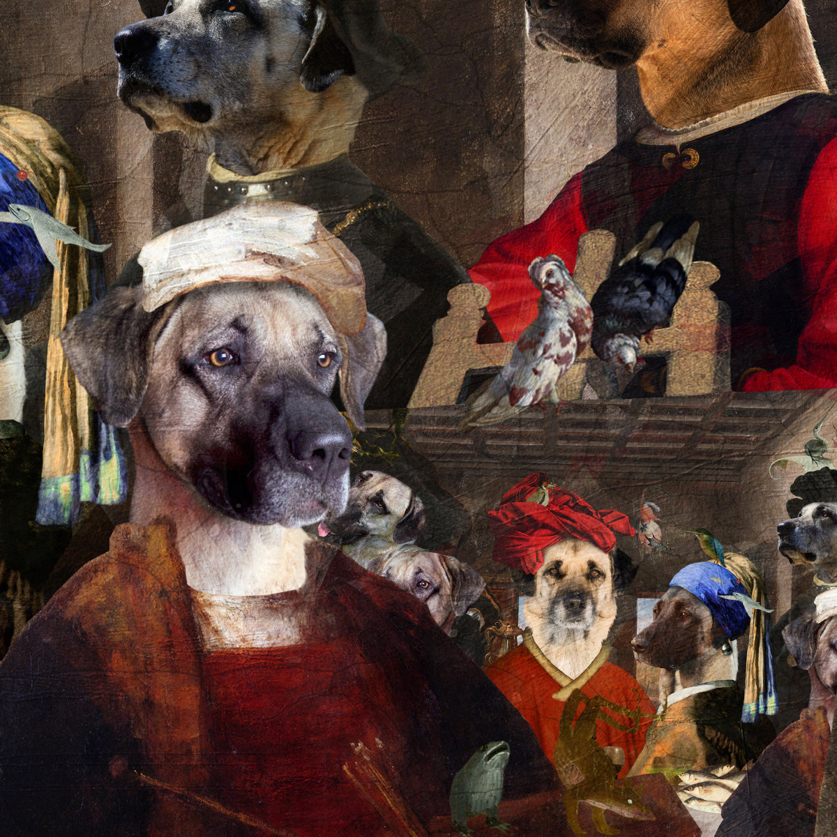 Anatolian Shepherd Dog Last Supper Renaissance Art