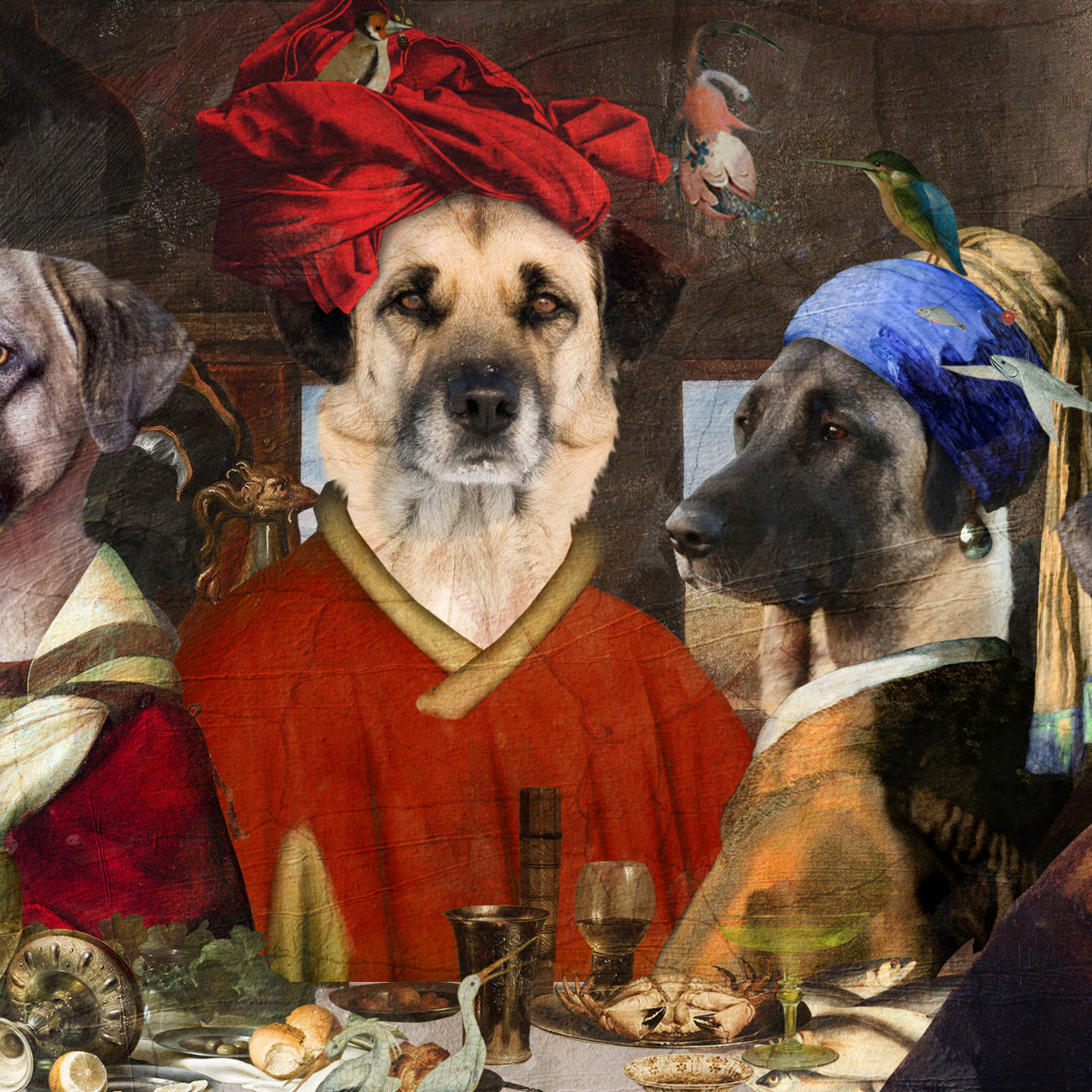 Anatolian Shepherd Dog Last Supper Renaissance Art