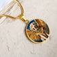 Golden Retriever Necklace Angel Personalized with Engrave Option