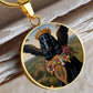 Black Afghan Hound Jewelry Afghan Hound Dog Angel Necklace