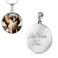 English Springer Spaniel Angel Necklace Personalized with Engrave Option