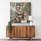 Louis Vuitton's Basset Hound Rider Print Basset Dog Art Mark Ryden Style