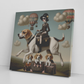 Beagle Art Louis Vuitton's Beagle Dog rider Mark Ryden Style Print