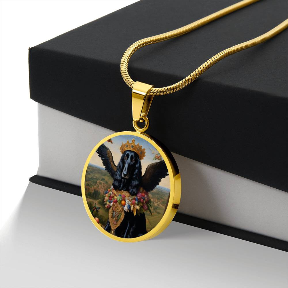 Black Afghan Hound Jewelry Afghan Hound Dog Angel Necklace