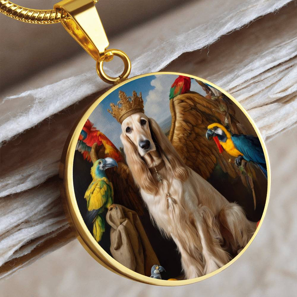 Afghan Hound Jewelry, Afghan Hound Dog Angel Necklace, Personalized with Engrave Option, Christmas Dog Gifts, Dog Angel Pendant, Custom Dog Memorial Jewelry