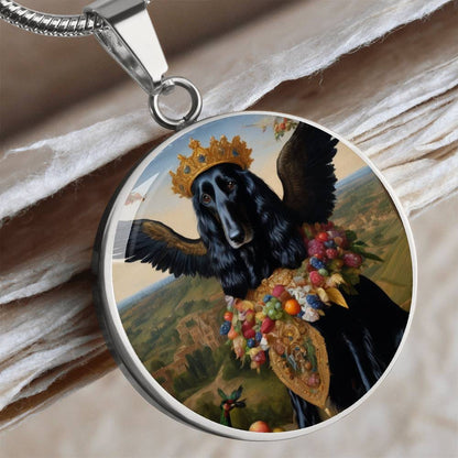 Black Afghan Hound Jewelry Afghan Hound Dog Angel Necklace