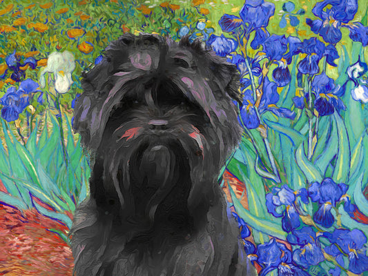 Affenpinscher Irises Van Gogh by Nobility Dogs