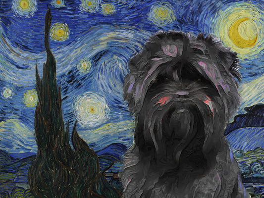 Affenpinscher Starry Night by Nobility Dogs